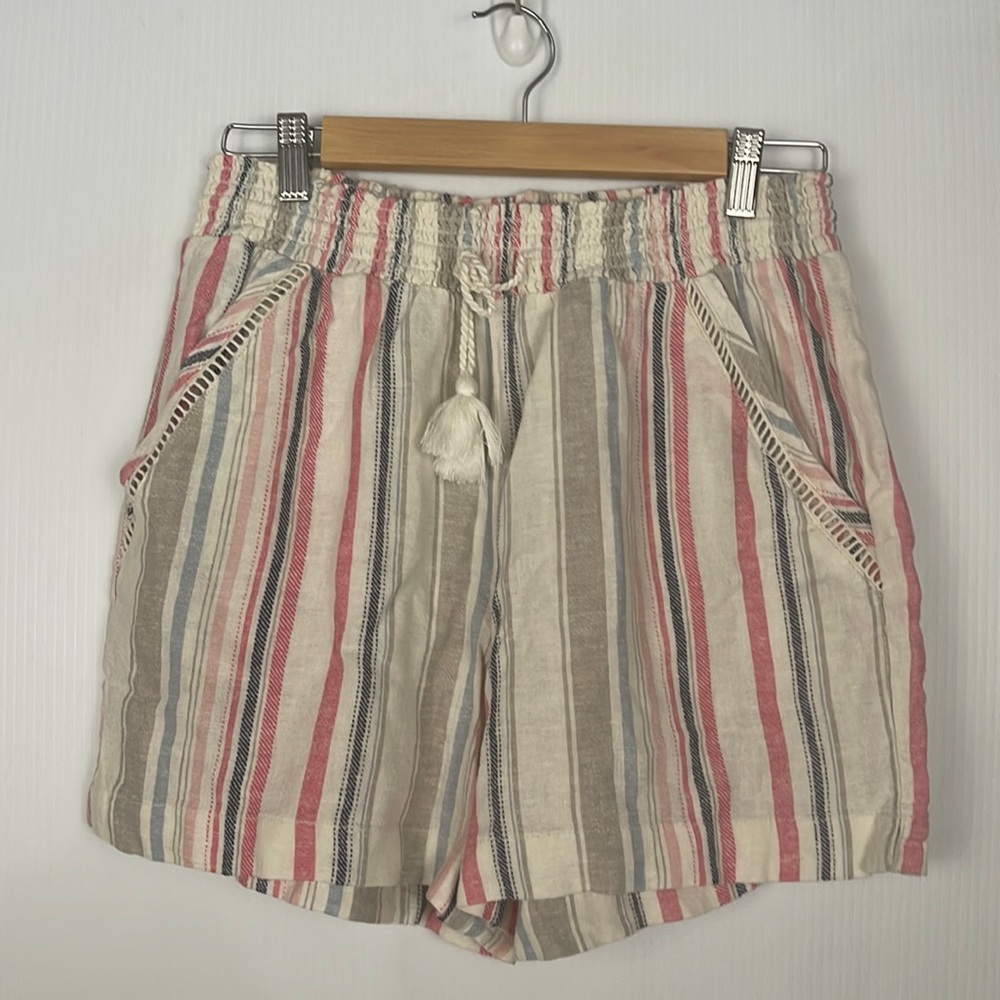 Briggs Multi Color Linen Shorts